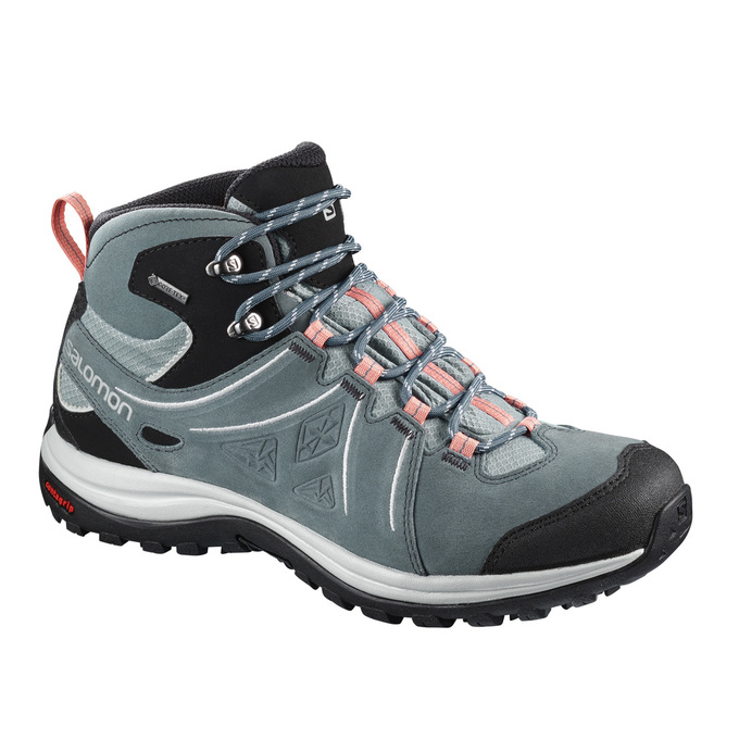 Salomon Singapore Womens Hiking Shoes - ELLIPSE 2 MID LTR GTX® W Light Turquoise/Black | 04671-AWBY